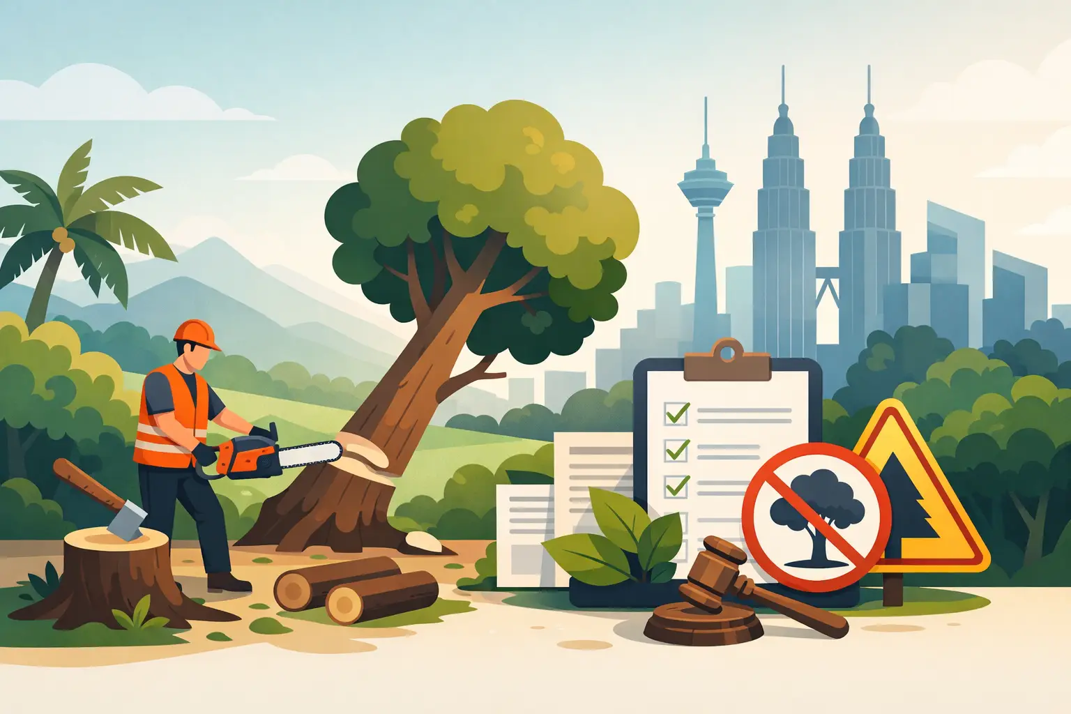 Perlu Permit untuk Tebang Pokok di Malaysia?