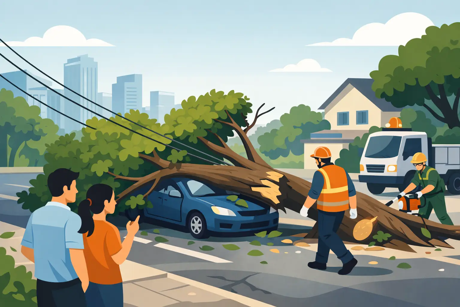 Pokok Tumbang Kena Buat Apa? Tindakan Segera