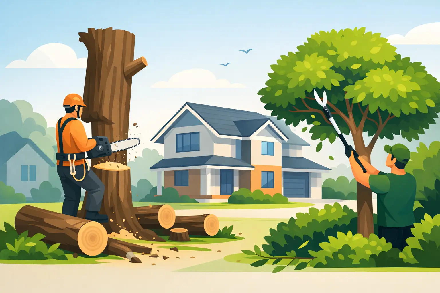 Tebang Pokok atau Pangkas untuk Rumah Anda